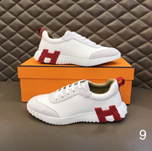 Hermes White Sneakers